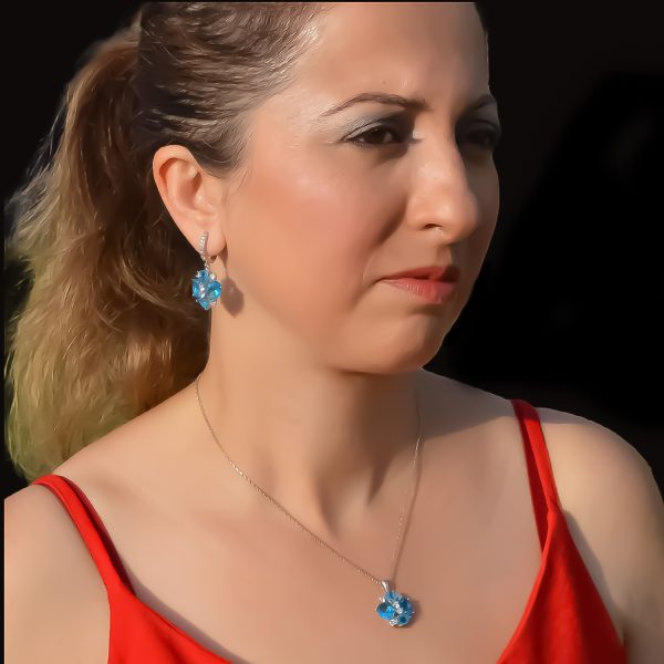 Aquamarine Taşlı Göz Alıcı Set - Görsel 3